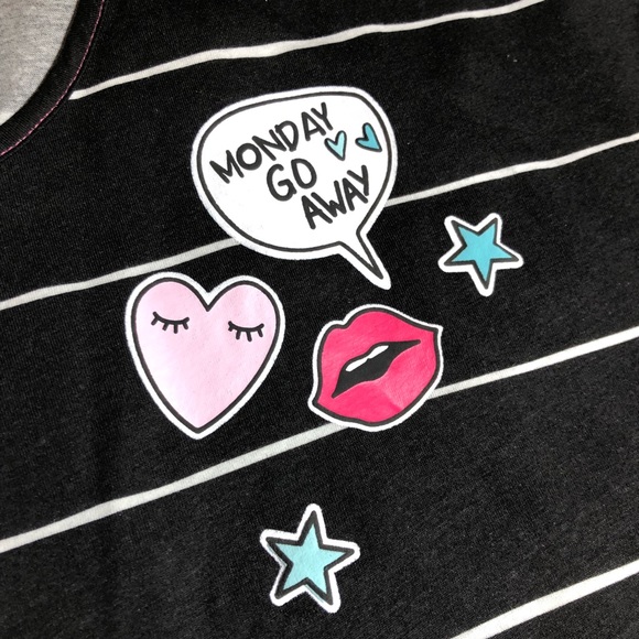 NWT OVERSIZED MONDAY GO AWAY OVERSIZED SLEEP SHIRT - Picture 4 of 10